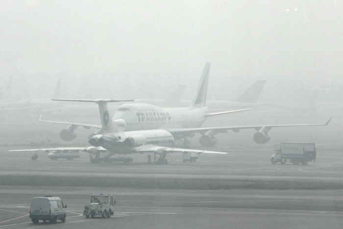 Туман сбил расписание в аэропорту «Толмачево»